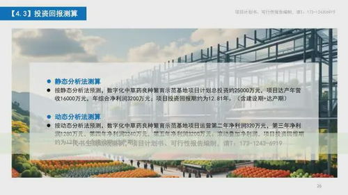 中草藥項目計劃書 科技農(nóng)業(yè)項目 農(nóng)業(yè)科技園區(qū)項目規(guī)劃方案