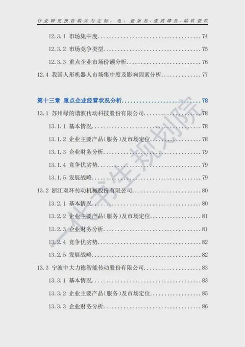 人形機(jī)器人行業(yè)市場發(fā)展趨勢研究分析報(bào)告